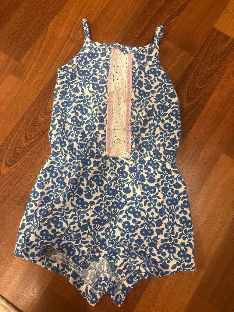 Floral Print Baby Romper