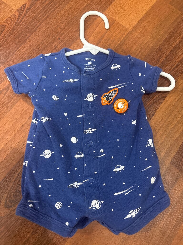 Carter's Baby Boys' Space-Themed Short Sleeve Bodysuit