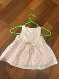 Toddler Girls Pink Checked Dress