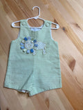 Cute Lion Appliqué Baby Romper