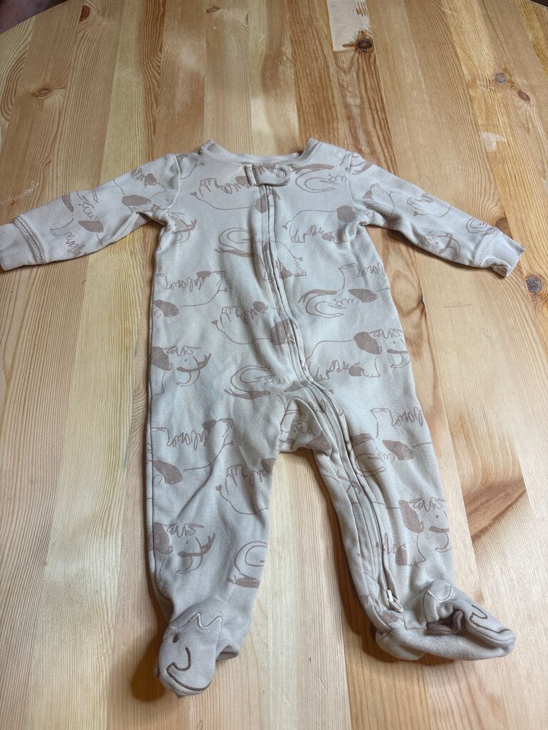 Baby Bodysuit with Snaps and Print