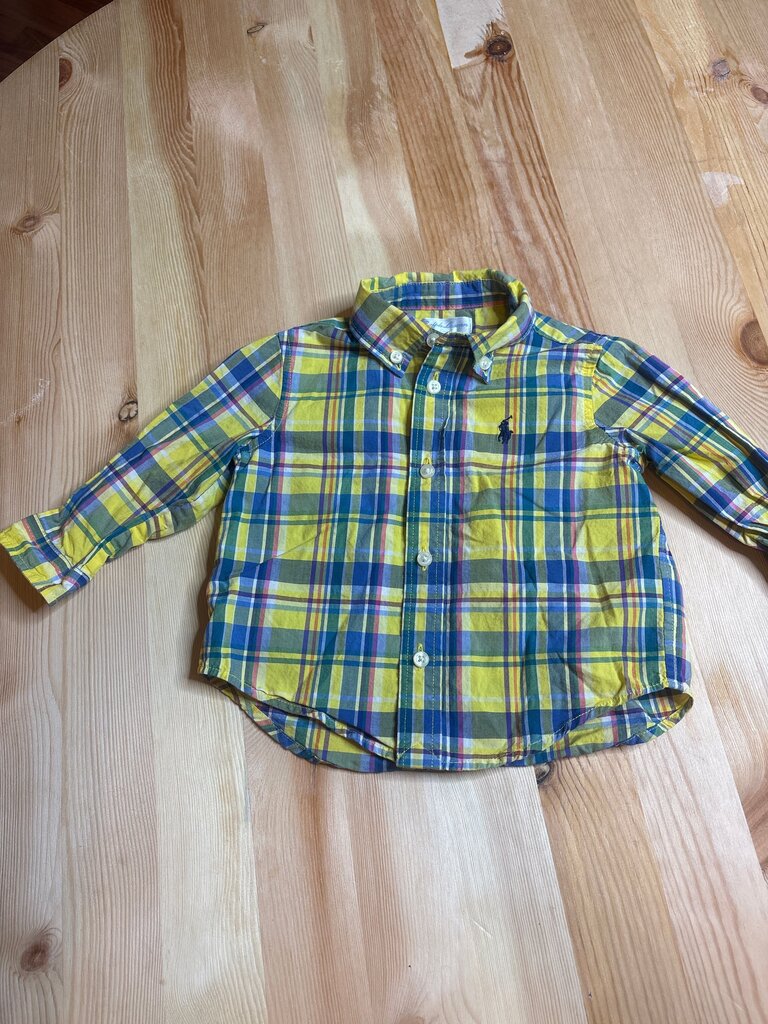 Youth Plaid Button-Up Shirt