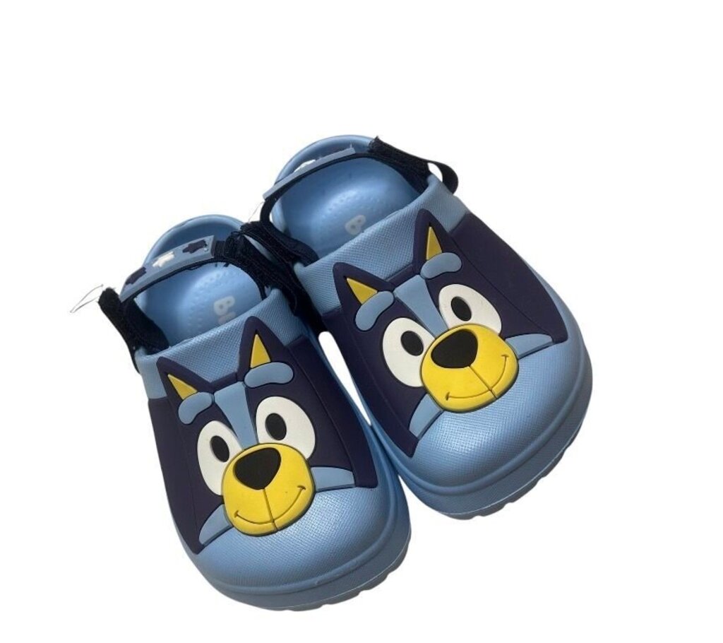 Blue Cartoon Character Clogs