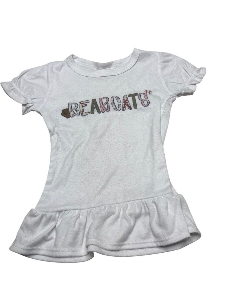 White Bearcats T-Shirt Dress