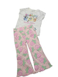 Girls Strawberry Print Top and Pants Set