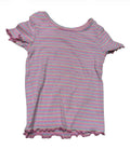 Striped Ruffle Sleeve Top