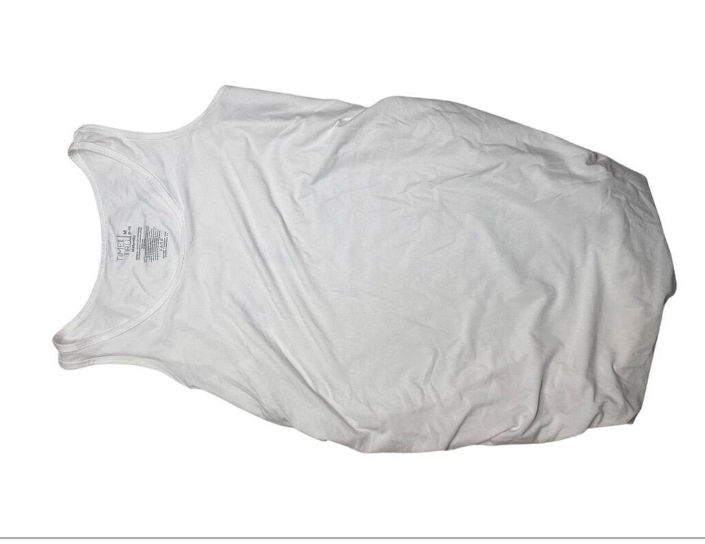 Maternity White Tank Top