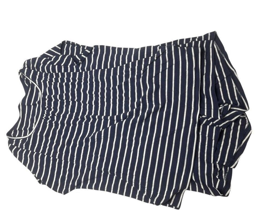 MATERNITY Navy and White Striped SET