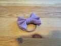 Cute Purple Bow Hair Tie