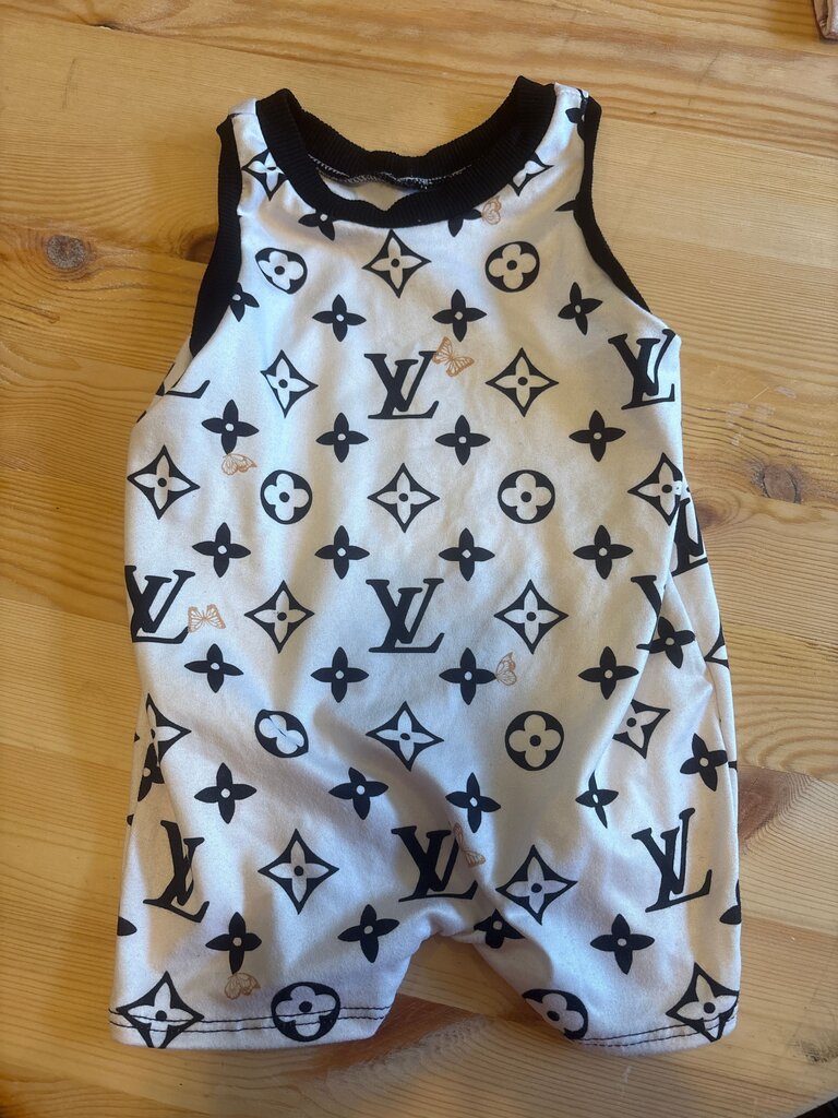 Louis Vuitton Printed Baby Romper