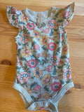 Floral Print Baby Bodysuit