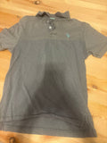 Boys' Gray Short Sleeve Polo Shirt
