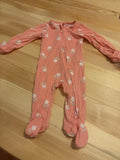 Preemie bamboo Floral Print Baby Onesie
