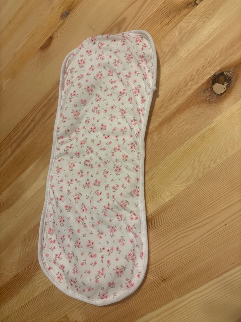 Floral Print Baby burp cloth