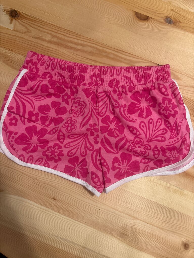Youth XL Pink Floral Patterned Shorts