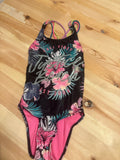 14/16 Julianna Black Floral One-Piece Swimsuit