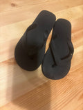 13-1 Black Flip Flops