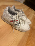 12K White and Red Asics Running Shoes