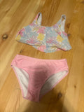5Y Girls' Colorful Floral Swim Set