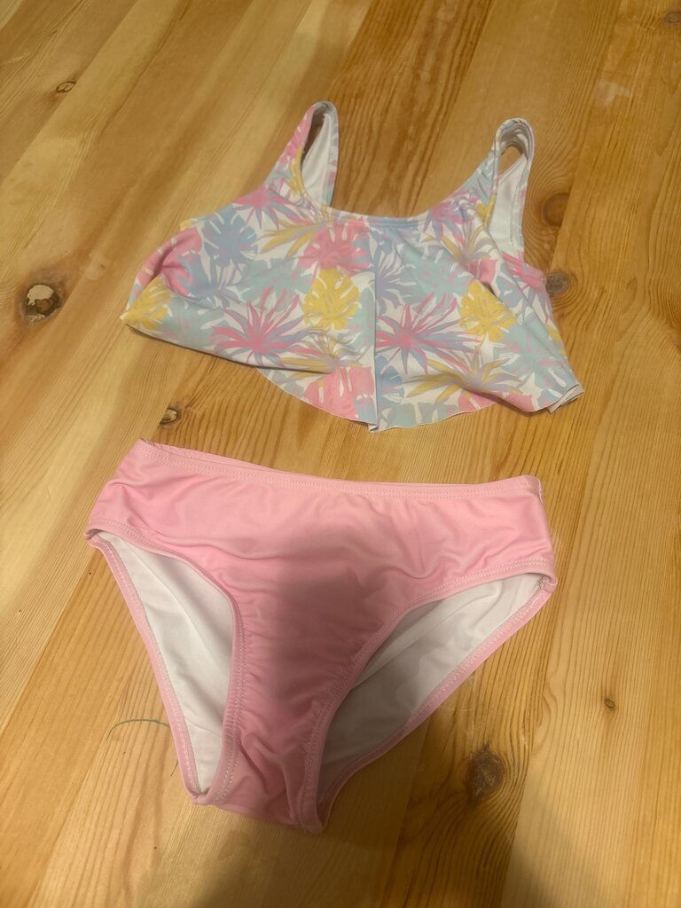 5Y Girls' Colorful Floral Swim Set