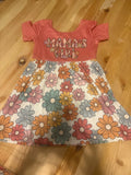 4T Mama's Girl Floral Dress
