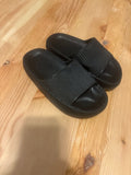 10C Black Slide Sandals