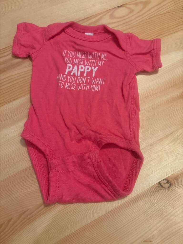 NB Infant Pappy Quote Bodysuit