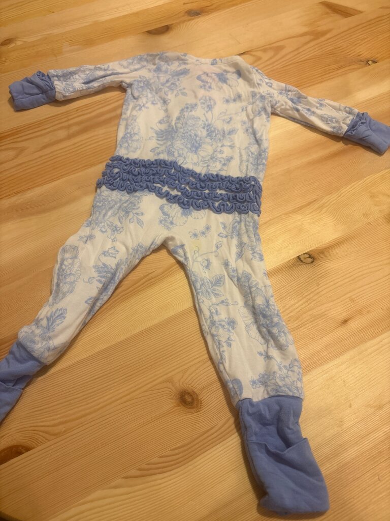 Rugged Butts newborn Floral Print Baby Pajama