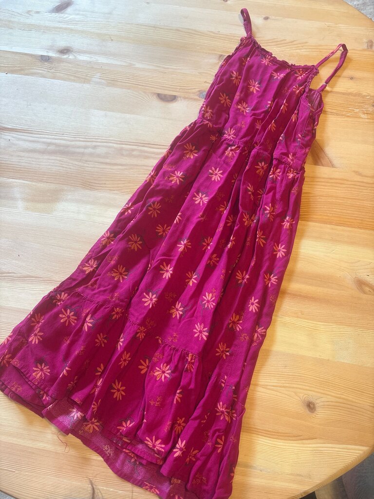 7/8 Floral Print Casual Summer Dress