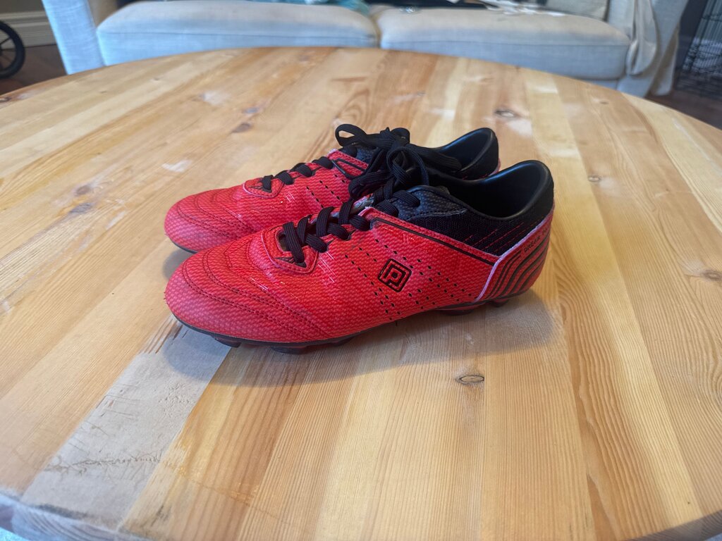 Red Soccer Cleats