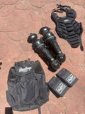 Rawlings Black Catcher's Gear Set