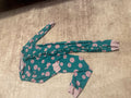 Sweet Honey Teal and Pink Polka Dot Pajama Set