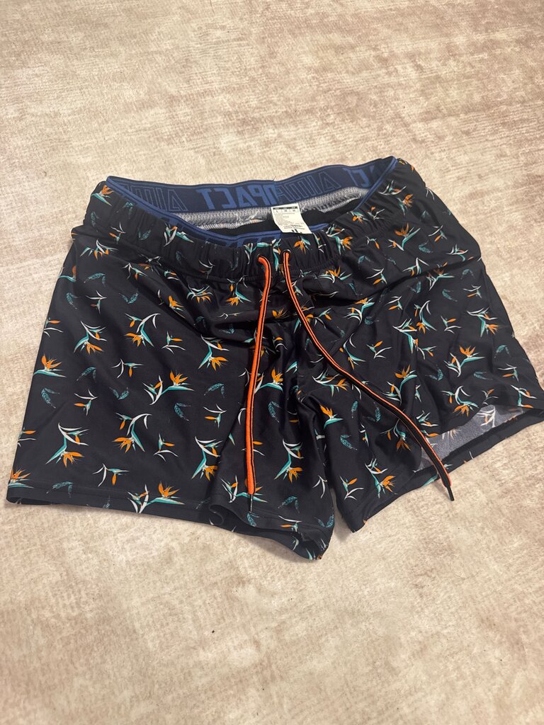 Men's Swim Shorts with Tropical Print
