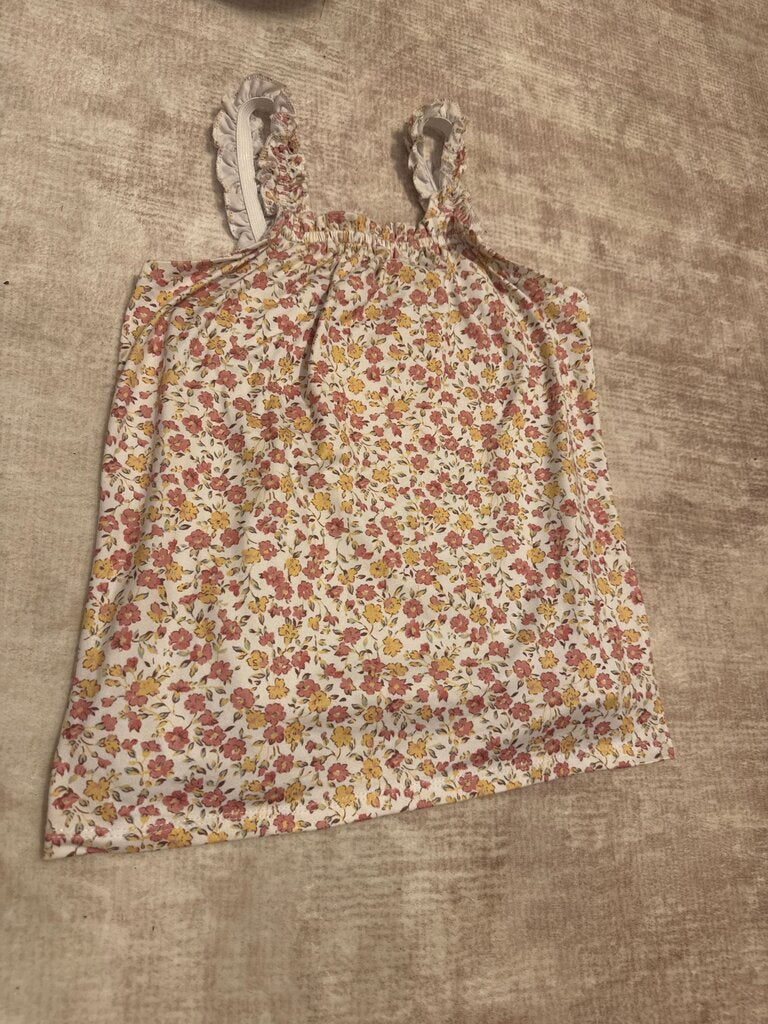 Floral Pattern Girls Top