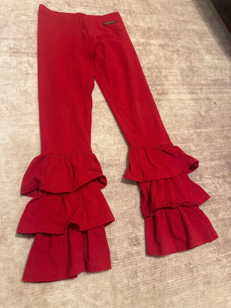 Matilda Jane Red Ruffle Leggings