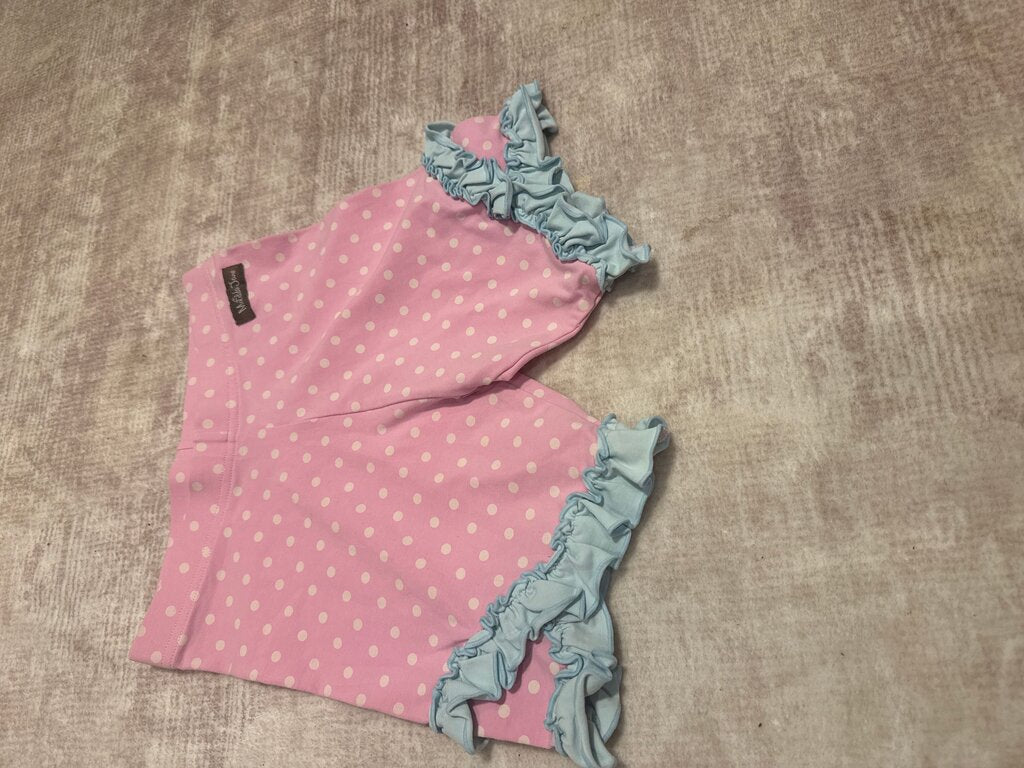 Matilda JANE Pink Polka Dot Baby Shorts with Ruffles