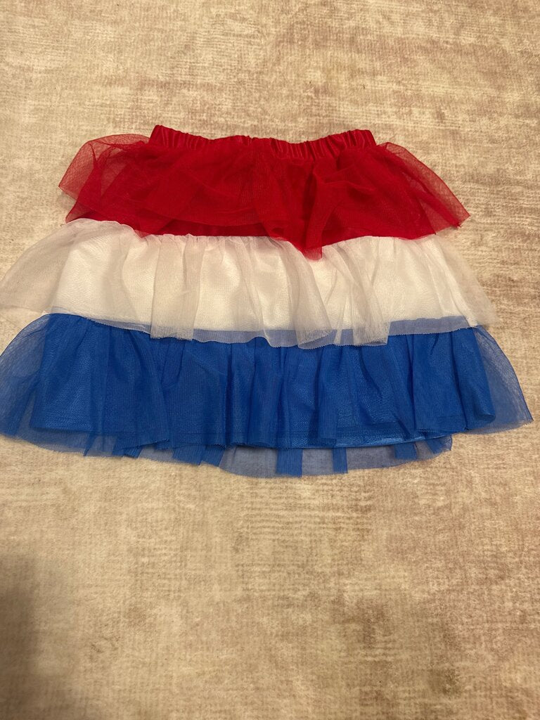 Red, White, and Blue Tulle Skirt