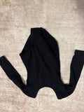 Black Long Sleeve Bodysuit