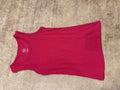 Girls Pink Ribbed Tank Top