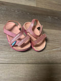 Native Pink Glittery Toddler Sandals