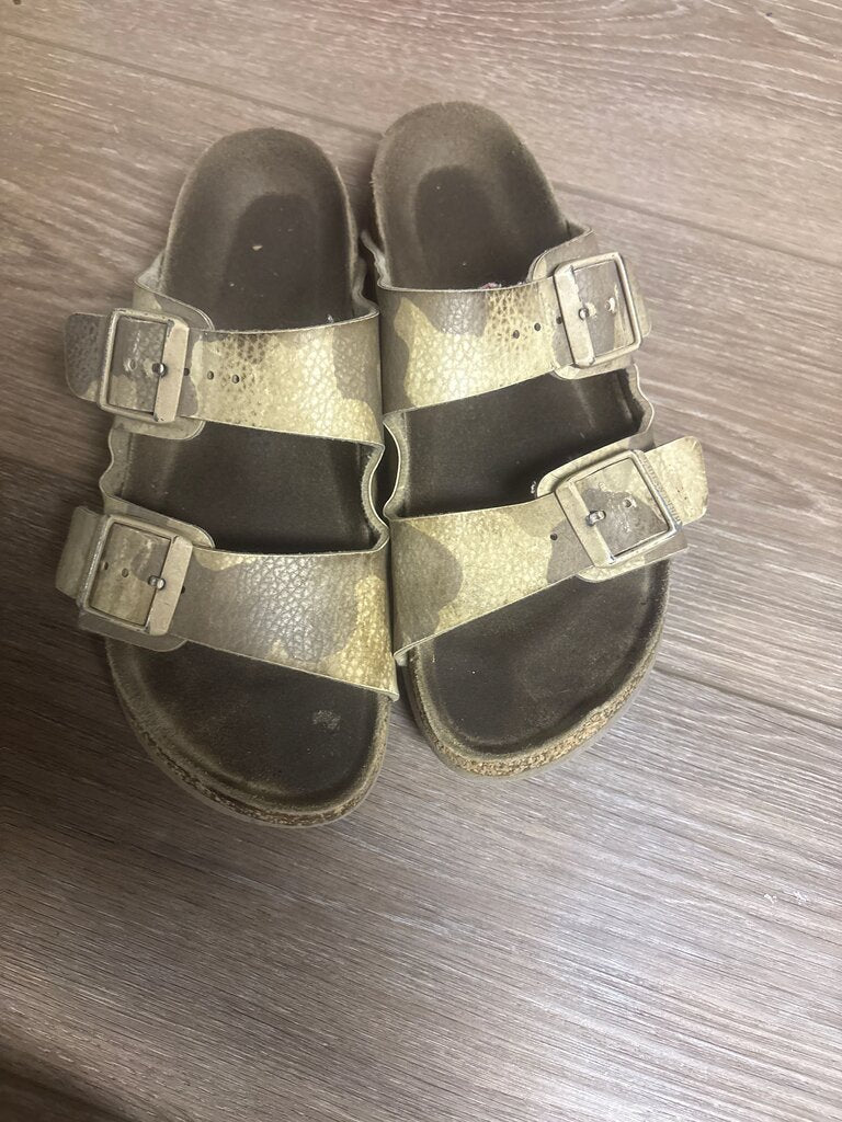 Brown Camo Birkenstock Sandals