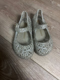 Sparkly Silver Mary Jane Shoes