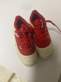 Under Armour Red Baseball Cleats