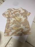Beige Camo Short Sleeve T-Shirt