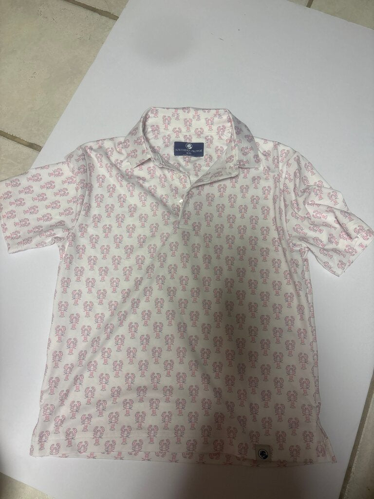 Southern Tide Lobster Print Polo Shirt
