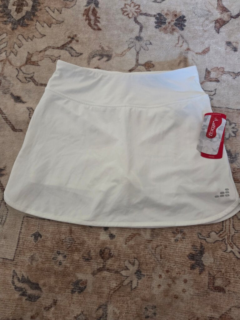 Women's White Athletic Skirt