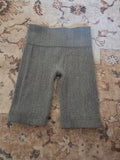 Gray Ribbed Leggings