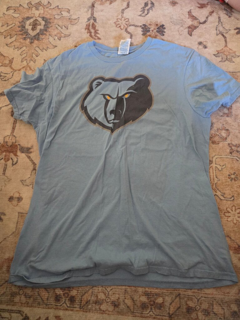 Women's Blue Memphis Grizzly T-shirt
