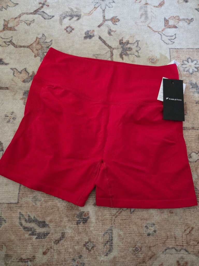 Fabletics Red Workout Shorts