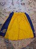 Yellow and Blue Athletic Shorts